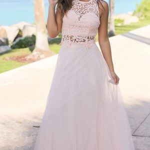 Pink Tulle Two Piece Set